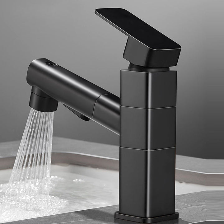 Lisslune | Bathroom Vessel Water Faucet Lever Handle 1 Hole Vessel Sink Faucet