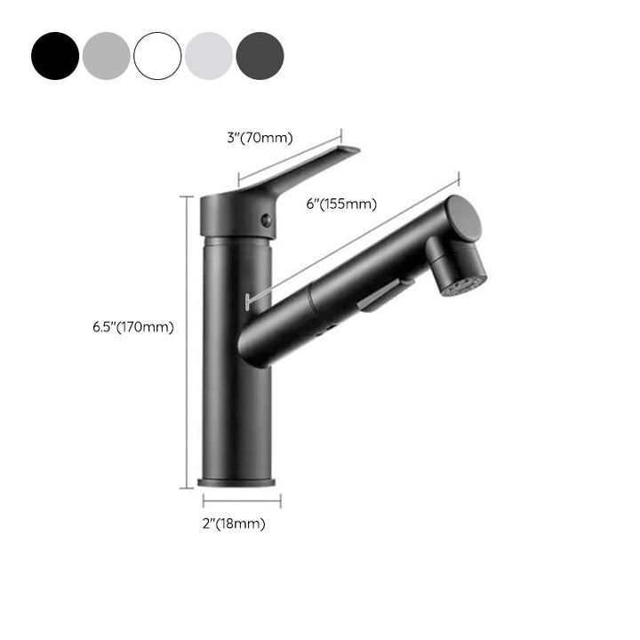 Lisslune | Bathroom Vessel Water Faucet Lever Handle 1 Hole Vessel Sink Faucet