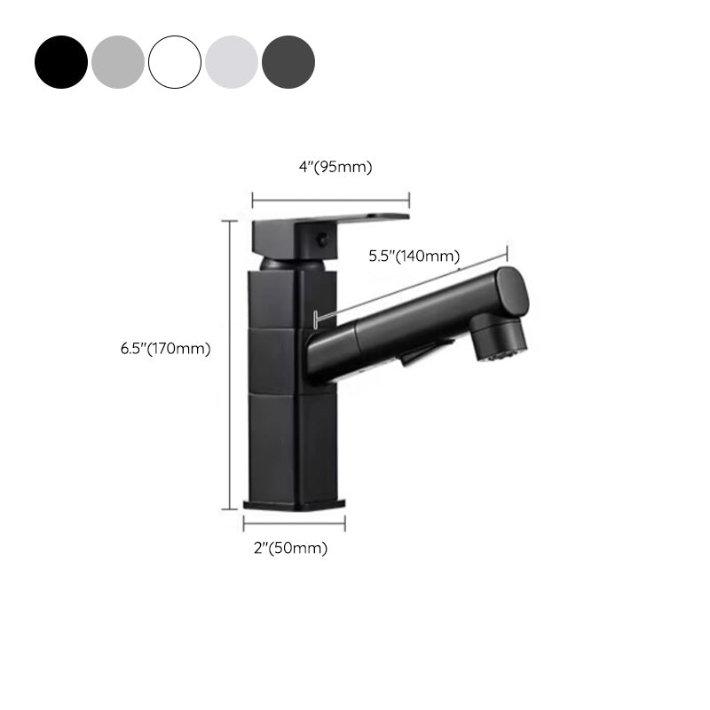 Lisslune | Bathroom Vessel Water Faucet Lever Handle 1 Hole Vessel Sink Faucet