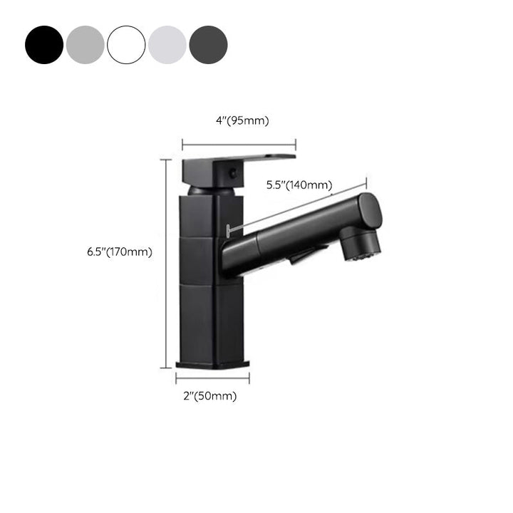 Lisslune | Bathroom Vessel Water Faucet Lever Handle 1 Hole Vessel Sink Faucet
