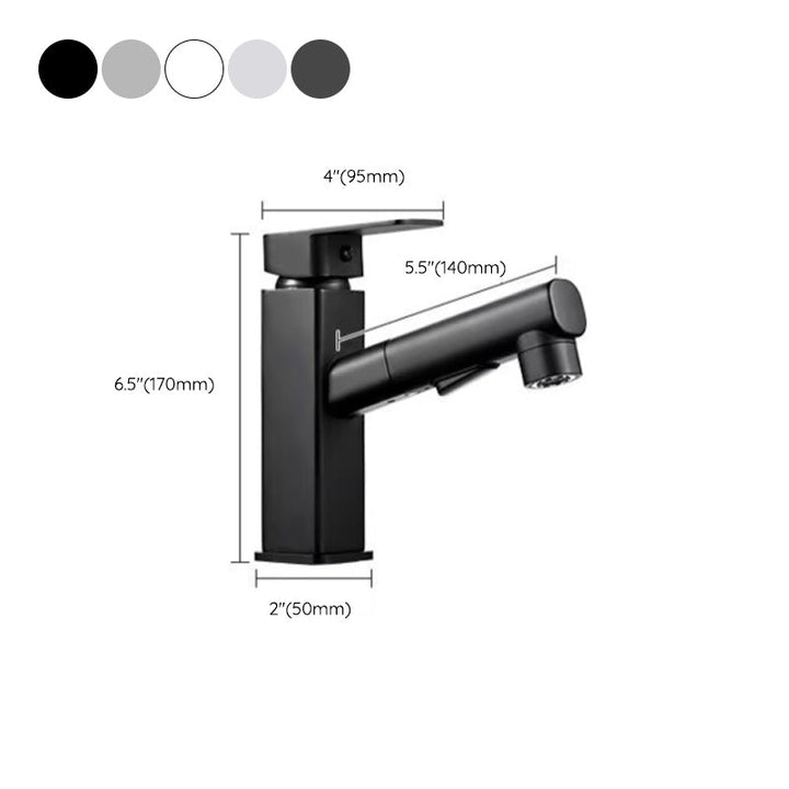 Lisslune | Bathroom Vessel Water Faucet Lever Handle 1 Hole Vessel Sink Faucet