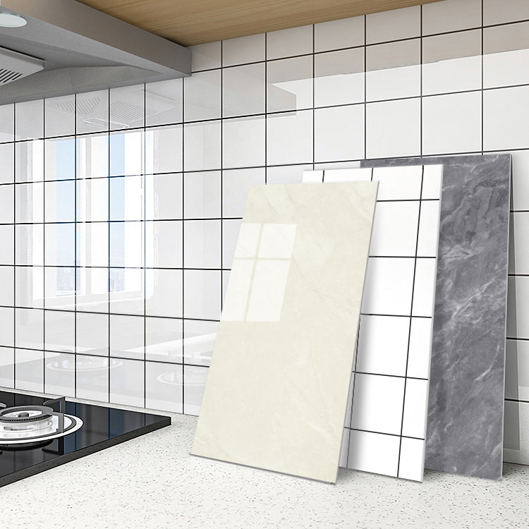 Lisslune | Plastic Peel & Stick Field Tile Waterproof Single Tile Wallpaper