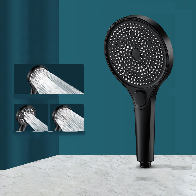 Lisslune | Modern Round Hand Shower Adjustable Spray Pattern Wall Mount Hand Shower
