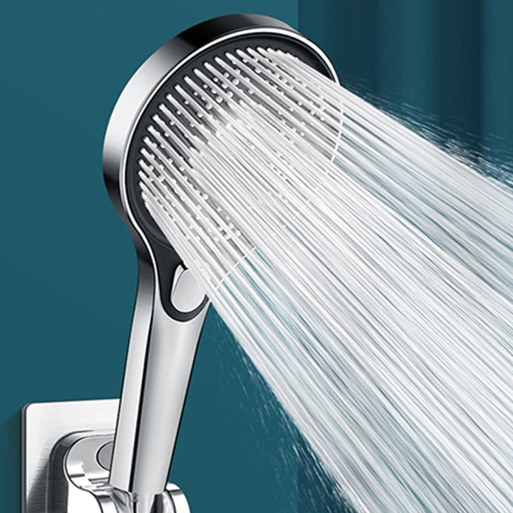 Lisslune | Modern Round Hand Shower Adjustable Spray Pattern Wall Mounted Hand Shower