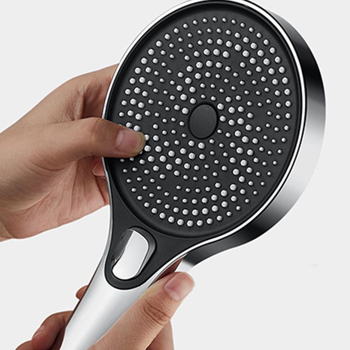 Lisslune | Modern Round Hand Shower Adjustable Spray Pattern Wall Mount Hand Shower