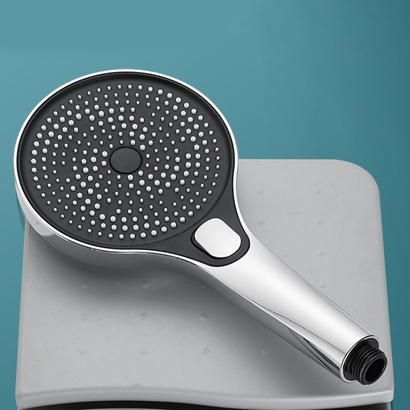Lisslune | Modern Round Hand Shower Adjustable Spray Pattern Wall Mount Hand Shower