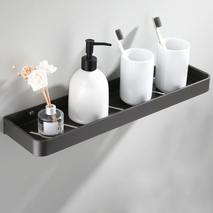 Lisslune | Modern Gray Bathroom Accessory As a Single Piece or As a Set Made of Metal