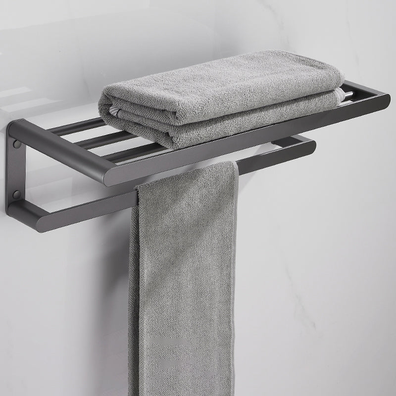 Lisslune | Modern Gray Bathroom Accessory As a Single Piece or As a Set Made of Metal