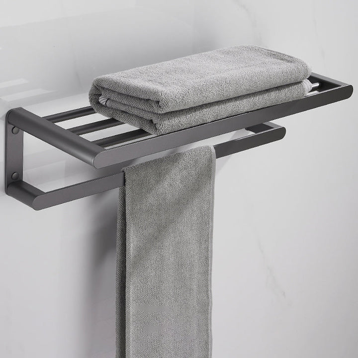 Lisslune | Modern Gray Bathroom Accessory As a Single Piece or As a Set Made of Metal