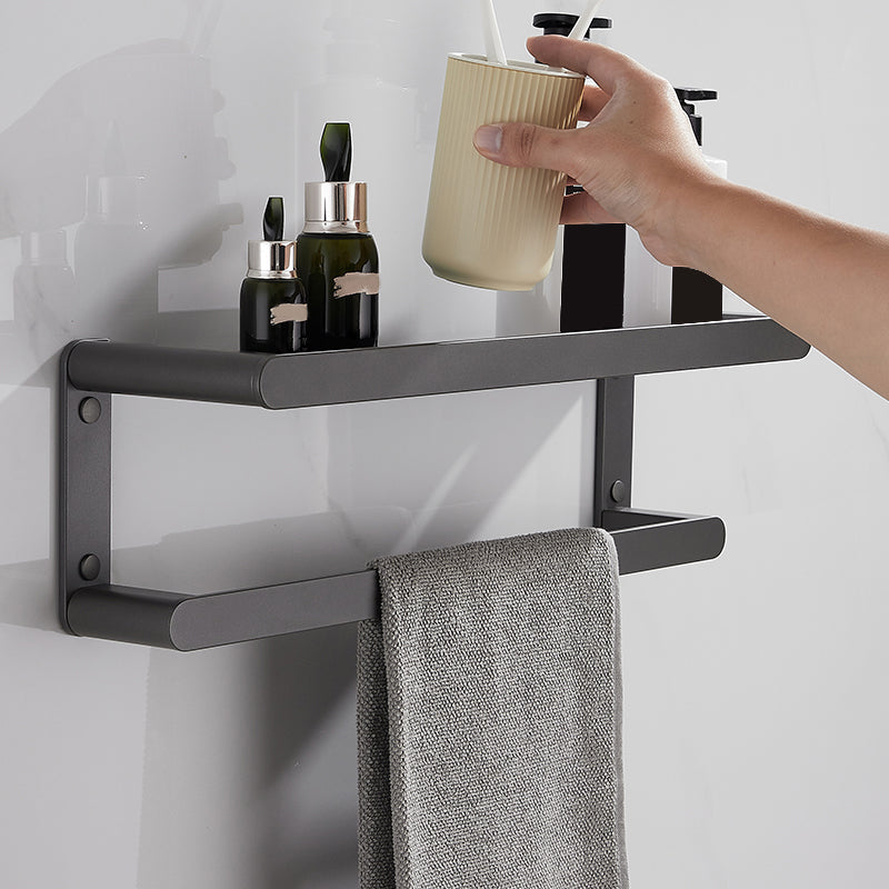 Lisslune | Modern Gray Bathroom Accessory As a Single Piece or As a Set Made of Metal