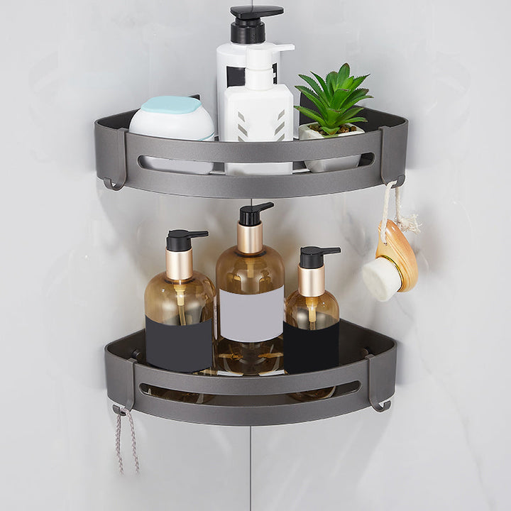 Lisslune | Modern Gray Bathroom Accessory As a Single Piece or As a Set Made of Metal