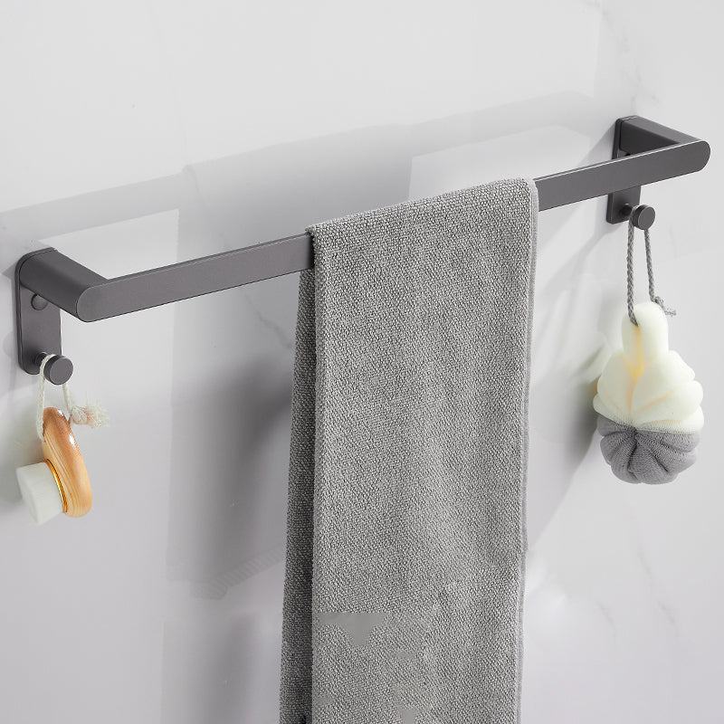 Lisslune | Modern Gray Bathroom Accessory As a Single Piece or As a Set Made of Metal