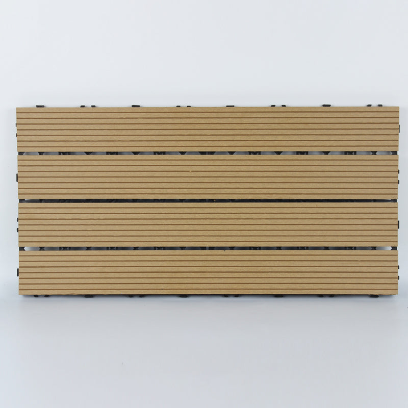 Lisslune | 12" X 24" Deck/Pavement Floor Tiles 4-Slat Decking Tiles