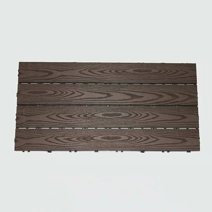 Lisslune | 12" X 24" Deck/Pavement Floor Tiles 4-Slat Decking Tiles