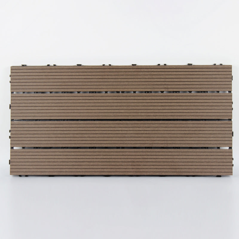 Lisslune | 12" X 24" Deck/Pavement Floor Tiles 4-Slat Decking Tiles