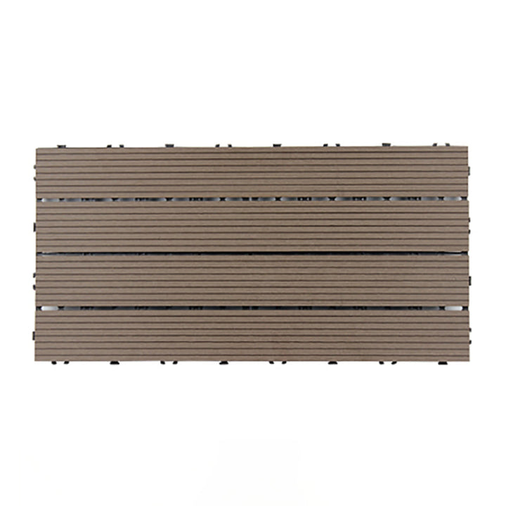 Lisslune | 12" X 24" Deck/Pavement Floor Tiles 4-Slat Decking Tiles