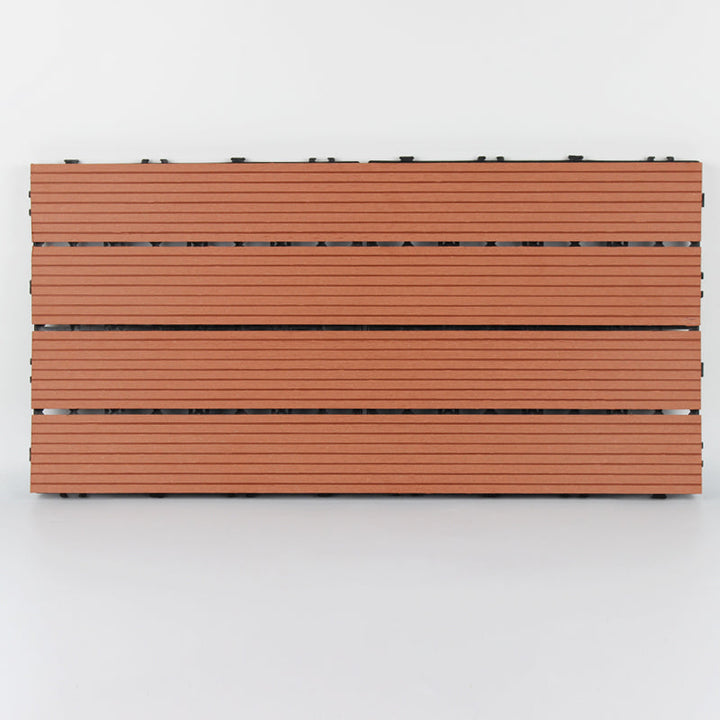 Lisslune | 12" X 24" Deck/Pavement Floor Tiles 4-Slat Decking Tiles