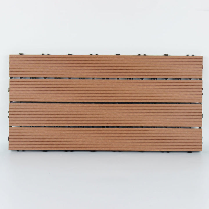 Lisslune | 12" X 24" Deck/Pavement Floor Tiles 4-Slat Decking Tiles