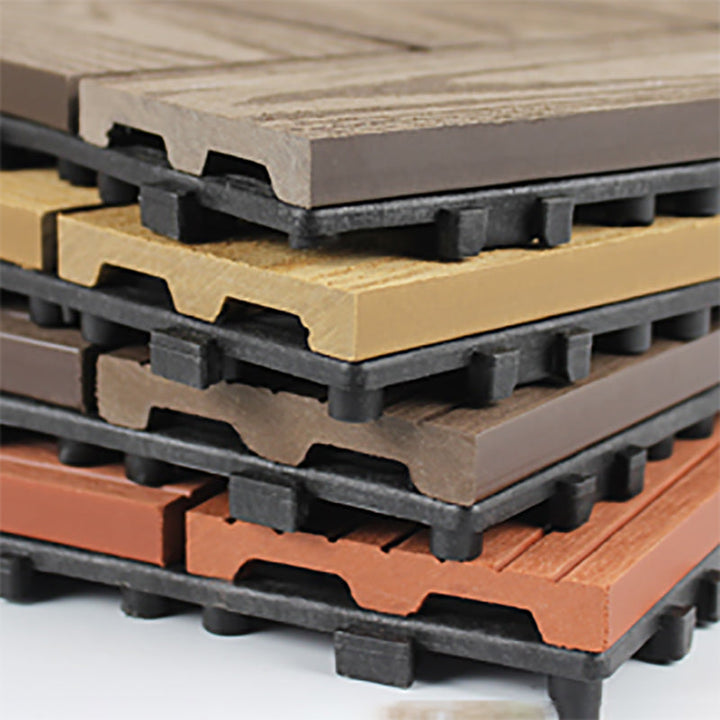 Lisslune | 12" X 24" Deck/Pavement Floor Tiles 4-Slat Decking Tiles