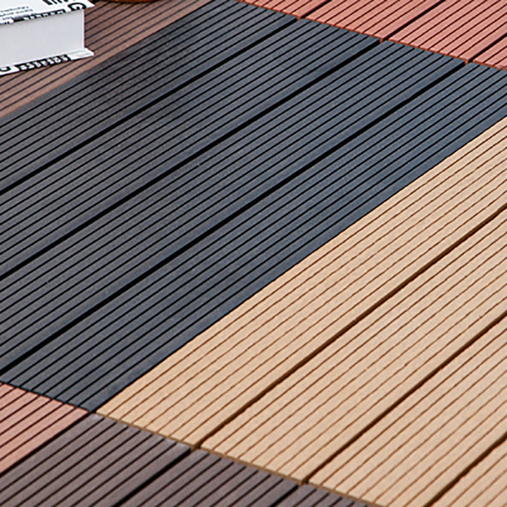 Lisslune | 12" X 24" Deck/Pavement Floor Tiles 4-Slat Decking Tiles