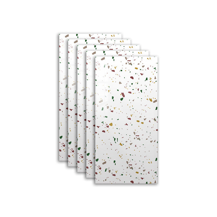 Lisslune | Simple Tile Wallpaper Plastic Waterproof Peel and Stick Backdrop