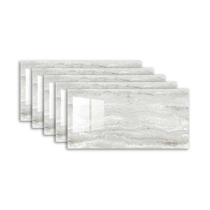 Lisslune | Simple Tile Wallpaper Plastic Waterproof Peel and Stick Backdrop