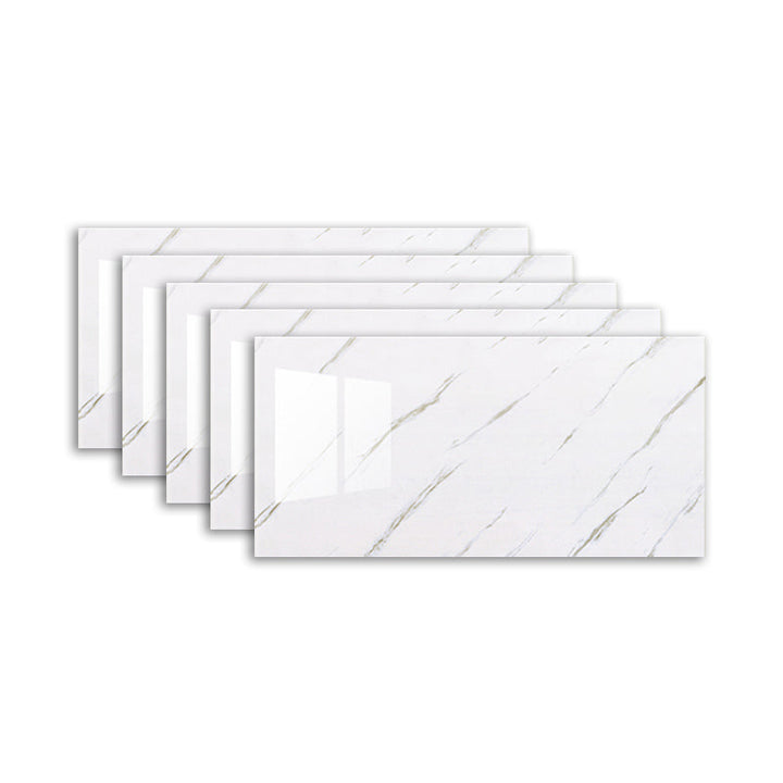 Lisslune | Simple Tile Wallpaper Plastic Waterproof Peel and Stick Backdrop
