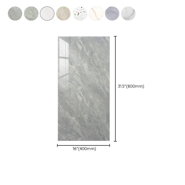 Lisslune | Simple Tile Wallpaper Plastic Waterproof Peel and Stick Backdrop