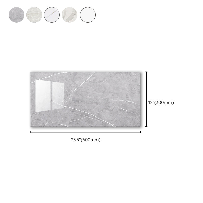 Lisslune | Simple Tile Wallpaper Plastic Waterproof Peel and Stick Backdrop