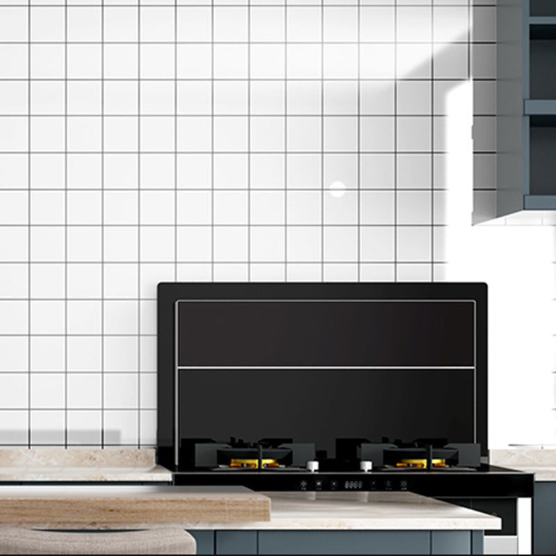 Lisslune | Single Plate Wallpaper Contemporary PVC Waterproof Peel and Stick Wall Tile