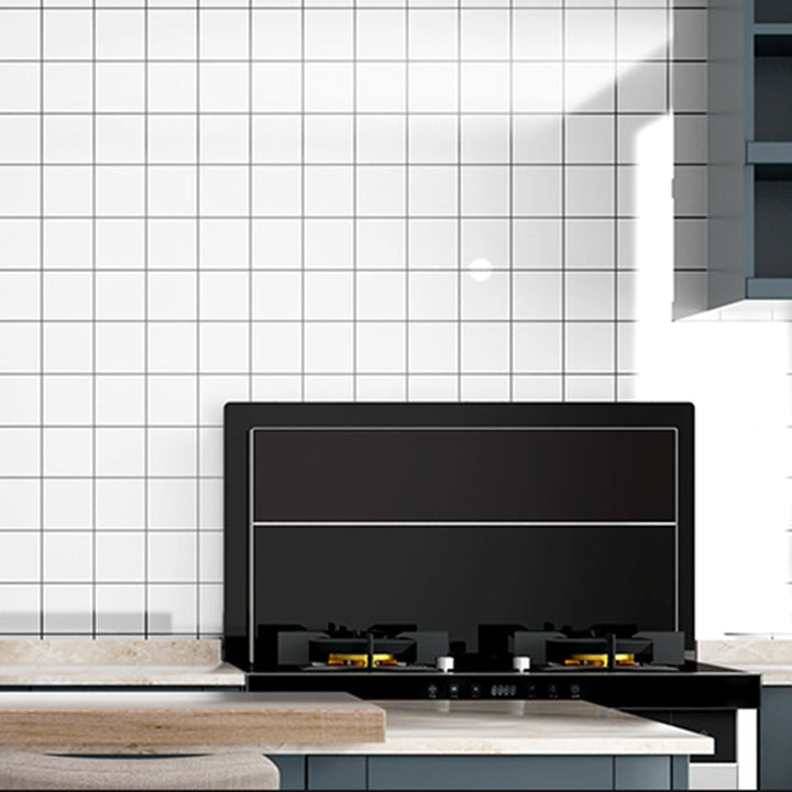 Lisslune | Single Plate Wallpaper Contemporary PVC Waterproof Peel and Stick Wall Tile
