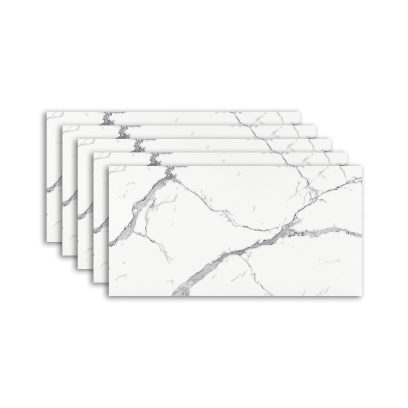 Lisslune | Single Plate Wallpaper Contemporary PVC Waterproof Peel and Stick Wall Tile