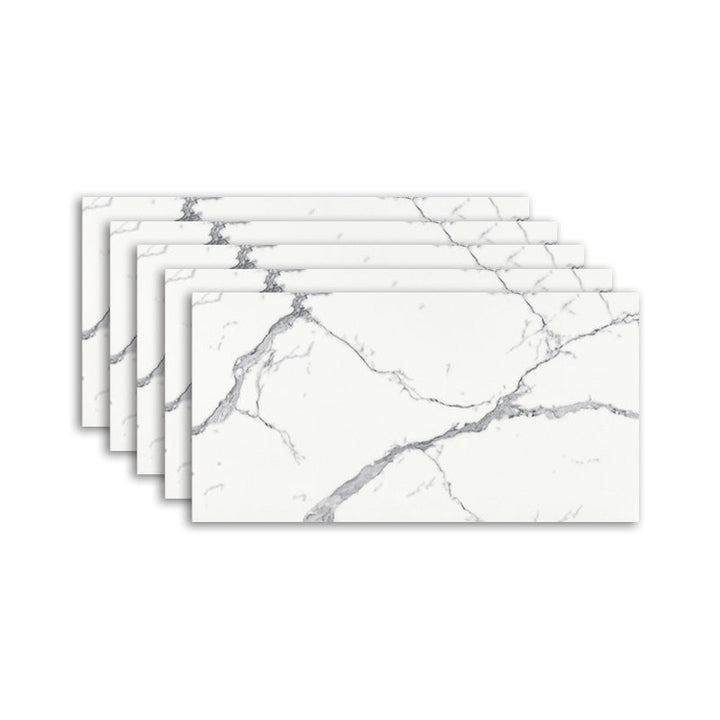 Lisslune | Single Plate Wallpaper Contemporary PVC Waterproof Peel and Stick Wall Tile