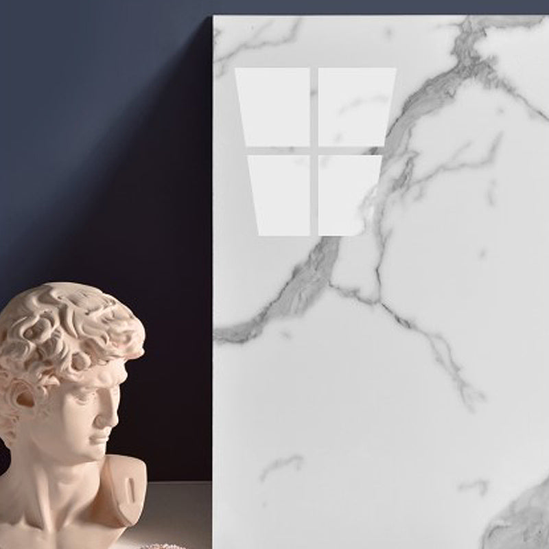 Lisslune | Single Plate Wallpaper Contemporary PVC Waterproof Peel and Stick Wall Tile