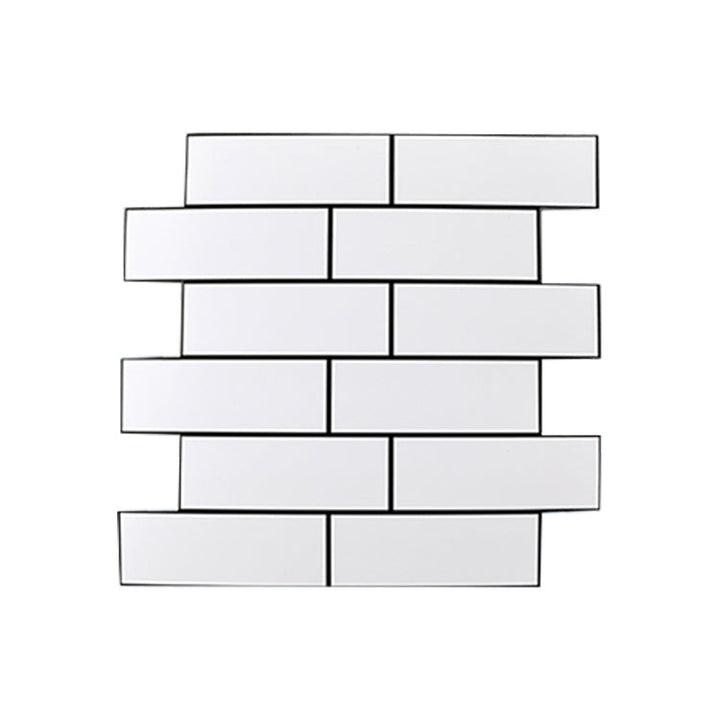 Lisslune | Plastic Peel & Stick Subway Tiles Contemporary Waterproof Peel & Stick Subway Tiles