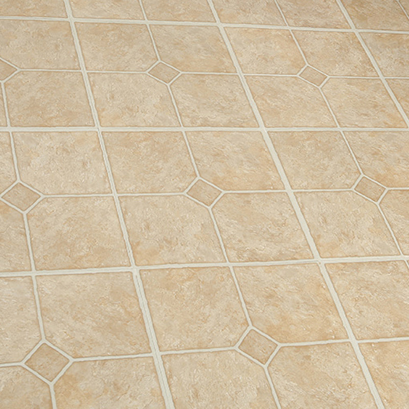 Lisslune | Rectangle PVC Flooring Smooth Peel and Stick Wood Look Vinyl Floor