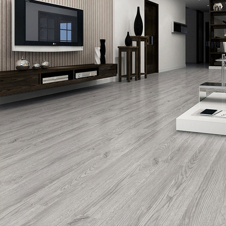 Lisslune | Rectangle PVC Flooring Smooth Peel and Stick Wood Look Vinyl Floor