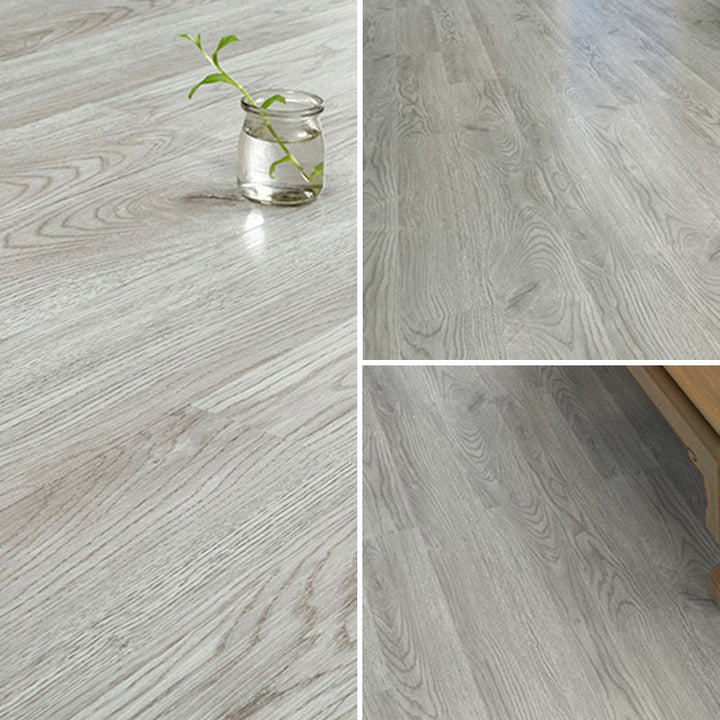 Lisslune | Rectangle PVC Flooring Smooth Peel and Stick Wood Look Vinyl Floor
