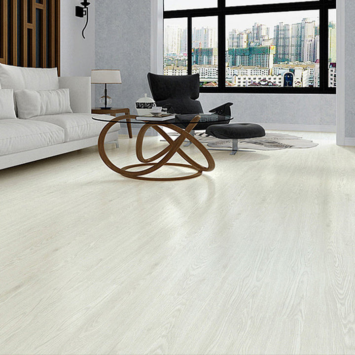 Lisslune | Rectangle PVC Flooring Smooth Peel and Stick Wood Look Vinyl Floor