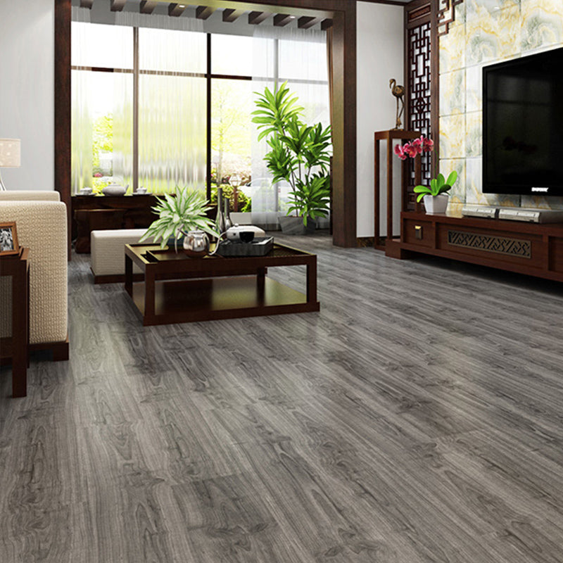 Lisslune | Rectangle PVC Flooring Smooth Peel and Stick Wood Look Vinyl Floor