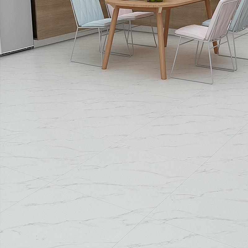 Lisslune | Rectangle PVC Flooring Smooth Peel and Stick Wood Look Vinyl Floor
