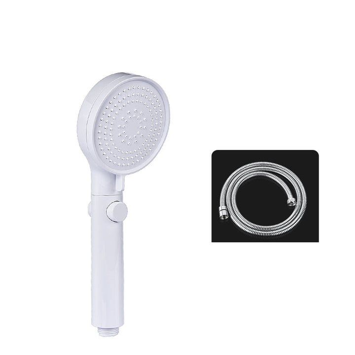 Lisslune | Modern Round Hand Shower 3 Spray Patterns Wall Mounted Hand Shower