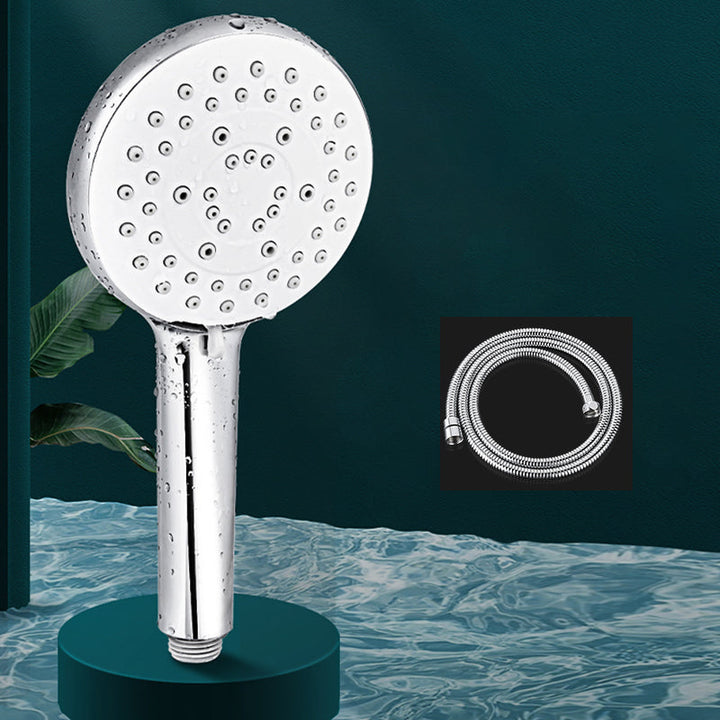 Lisslune | Modern Round Hand Shower 3 Spray Patterns Wall Mounted Hand Shower