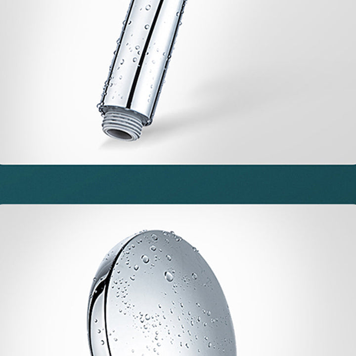 Lisslune | Modern Round Hand Shower 3 Spray Patterns Wall Mounted Hand Shower