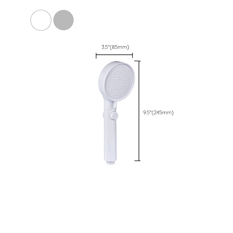 Lisslune | Modern Round Hand Shower 3 Spray Patterns Wall Mounted Hand Shower