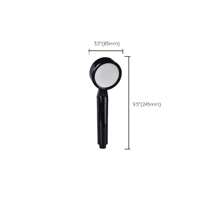 Lisslune | Modern Round Hand Shower 3 Spray Patterns Wall Mounted Hand Shower