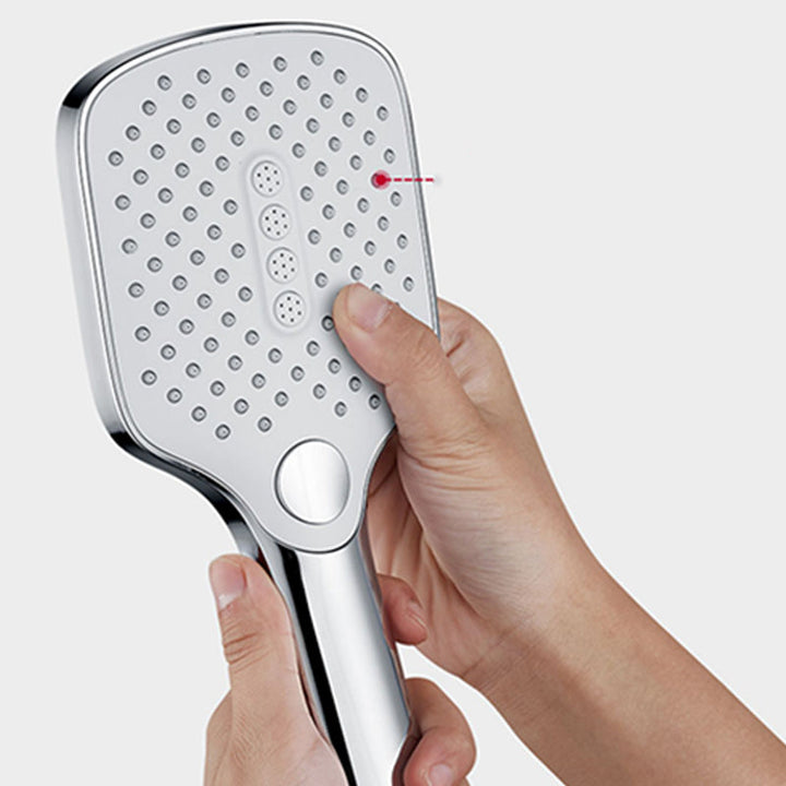 Lisslune | Contemporary Rectangular Hand Shower 3 Jets Wall Mounted Hand Shower