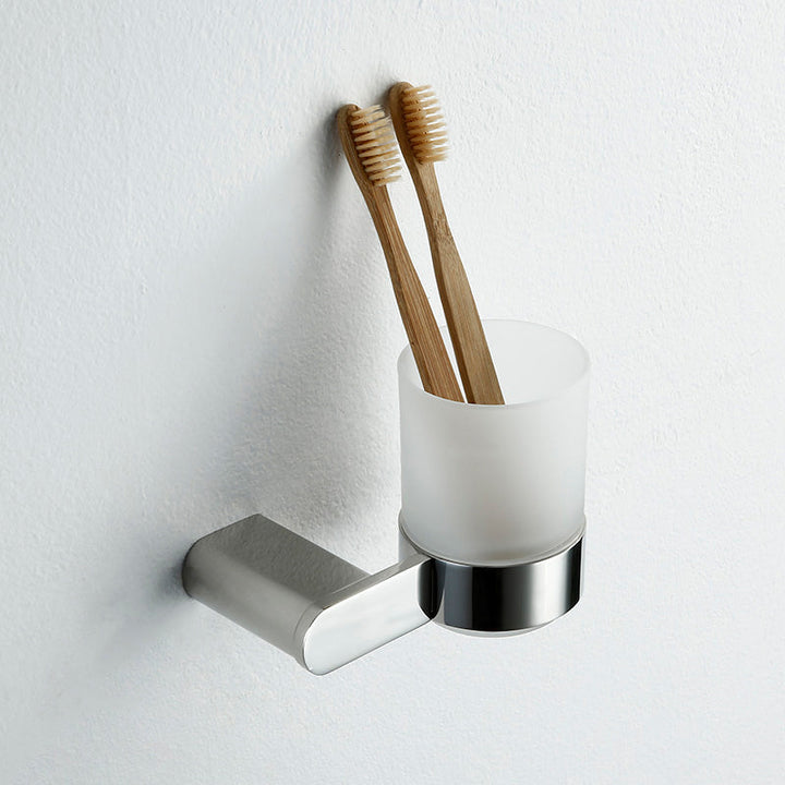 Lisslune | Contemporary bathroom accessories single item or in set in silver