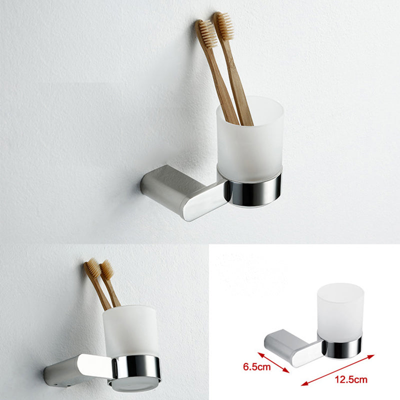 Lisslune | Contemporary bathroom accessories single item or in set in silver