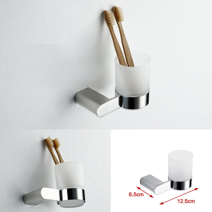 Lisslune | Contemporary bathroom accessories single item or in set in silver